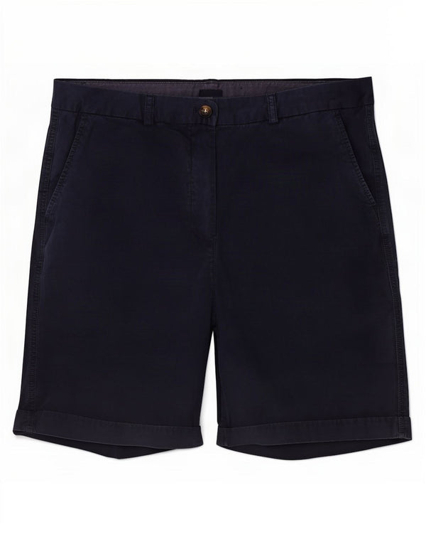 Marks & Spencer Dame Chino Shorts UK 16 Large W38 Navy Blue Bomuld
