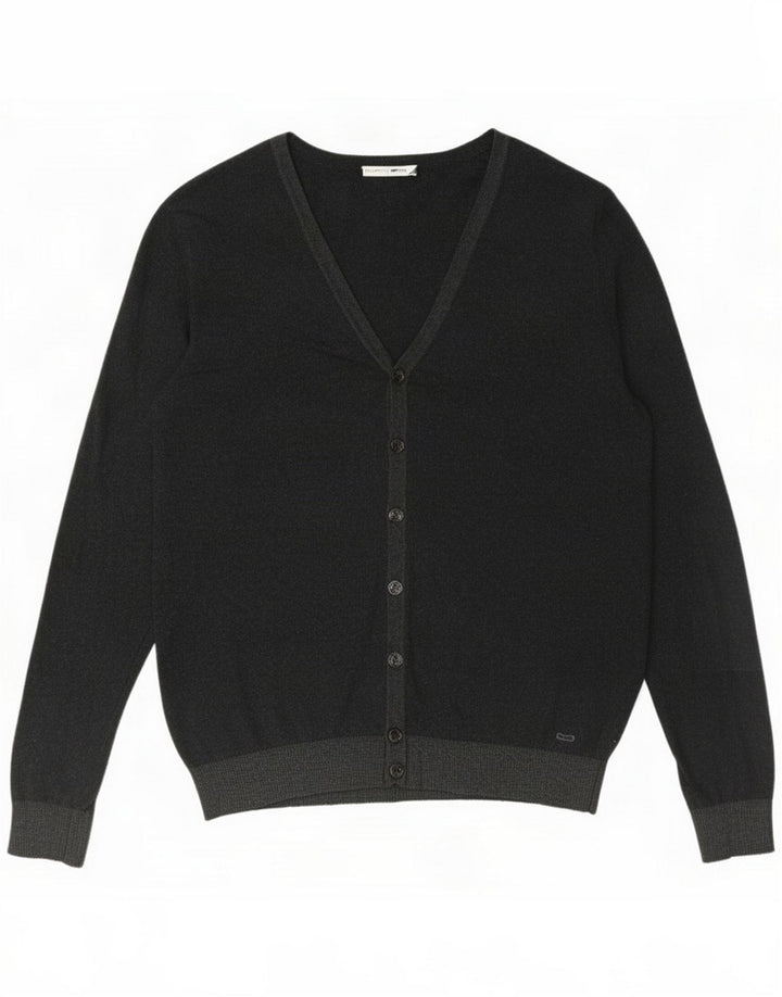 Gas Cardigan sweater til mænd Large Grå Bomuld