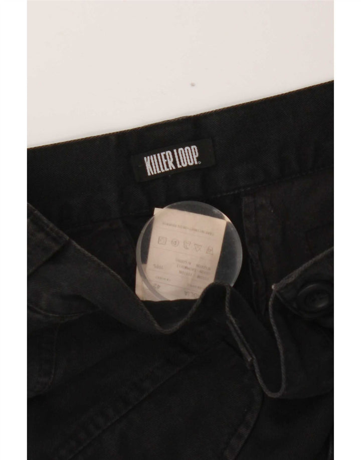 Killer Loop Dame jogger Straight Jeans IT 42 Medium W28 L33 Sort Bomuld