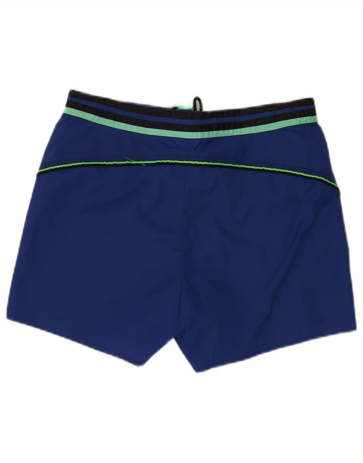 Colmar Badeshorts til mænd mellemblå stribet polyamid
