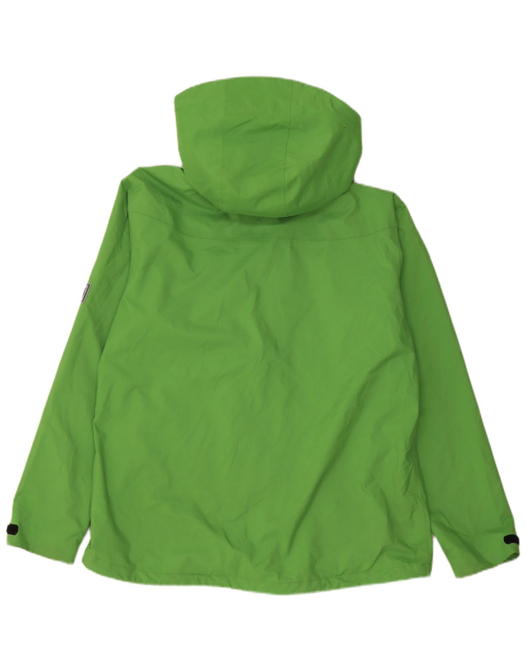 Jack Wolfskin Dame Regnjakke med hætte UK 14/16 Large Green Polyester