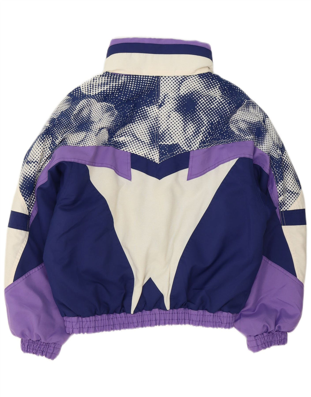 Fila Dame Loose Fit Skijakke IT 42 Medium Lilla Polyester Retro