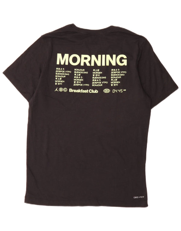 Jordan Herre Regular Graphic T-Shirt Top Medium Sort Bomuld Sports