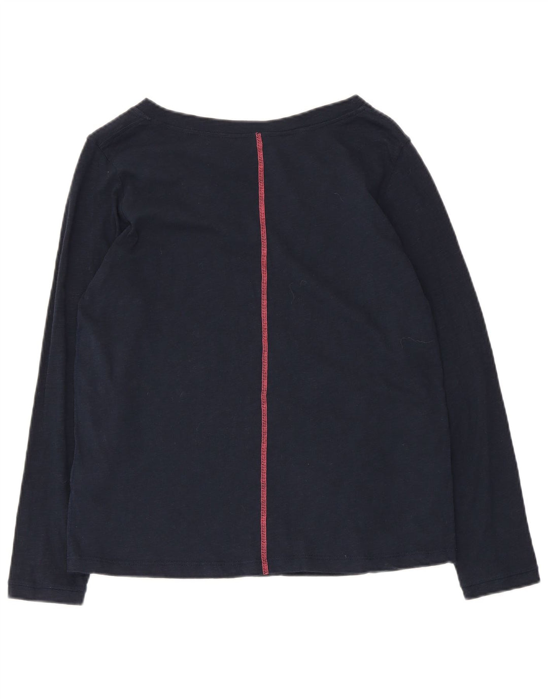 White Stuff Dame Top Langærmet UK 12 Medium Navy Blue Bomuld