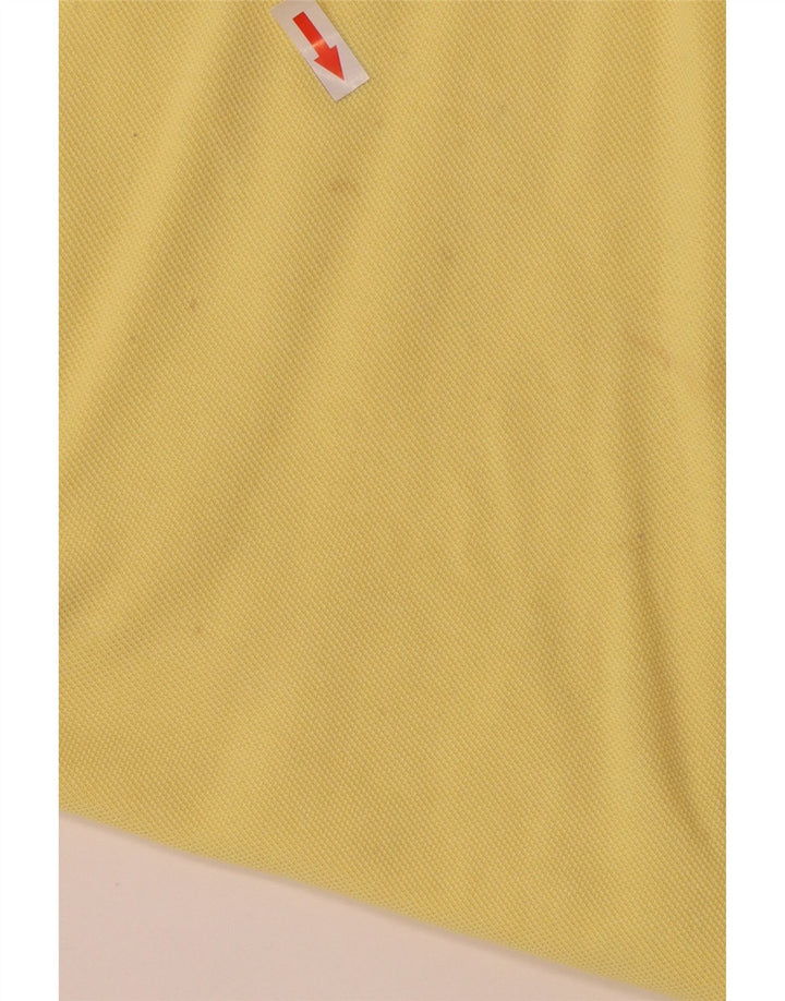 Lacoste herre poloskjorte str. 3 Lille gul bomuld