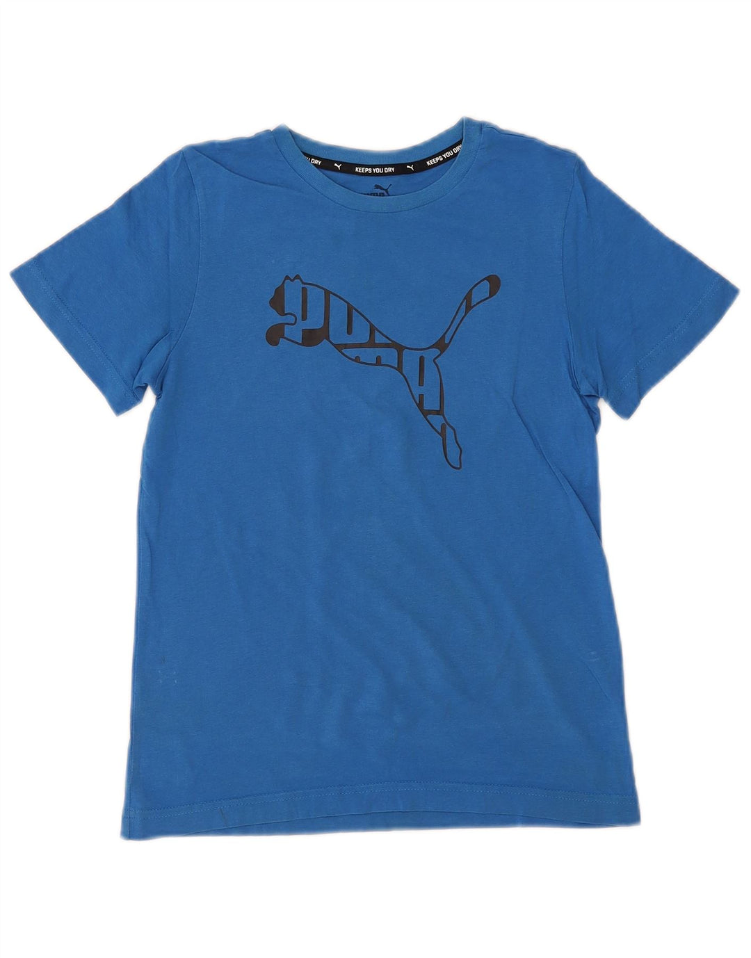 Puma Boys Grafisk T-Shirt Top 11-12 År Blå