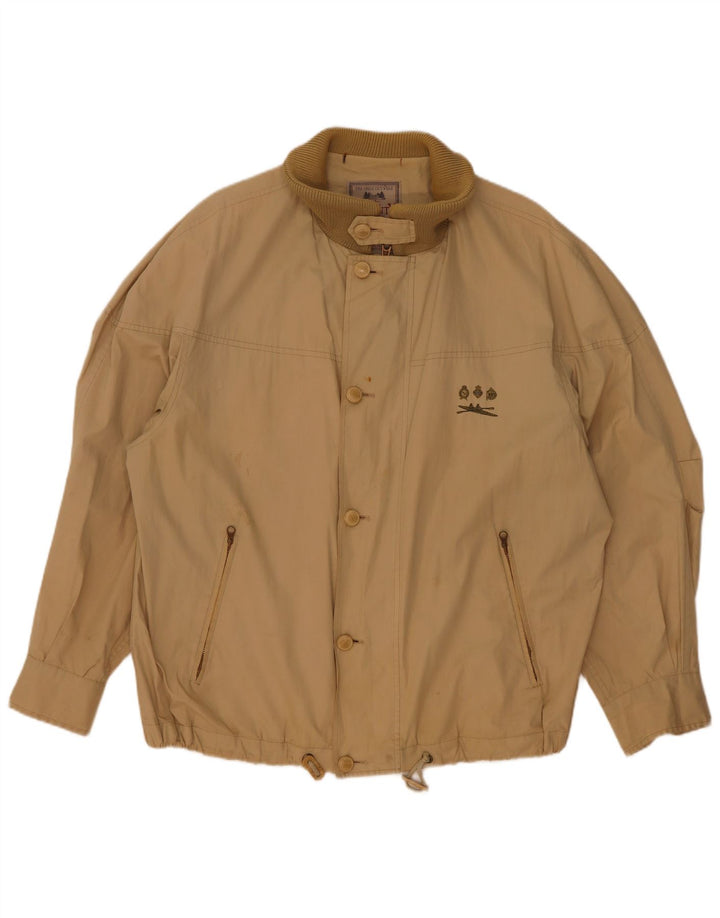 Halvfjerds mænds bomberjakke UK 38 medium beige bomuld