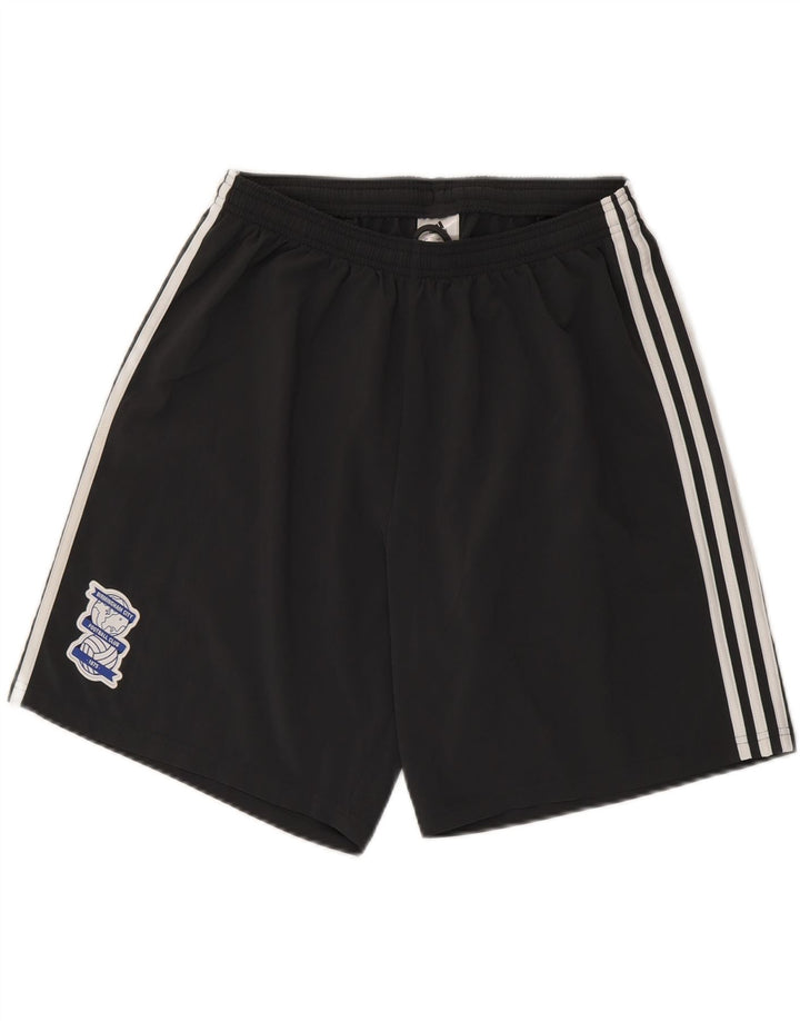 Adidas Herre Climalite grafiske sportsshorts store sorte polyester