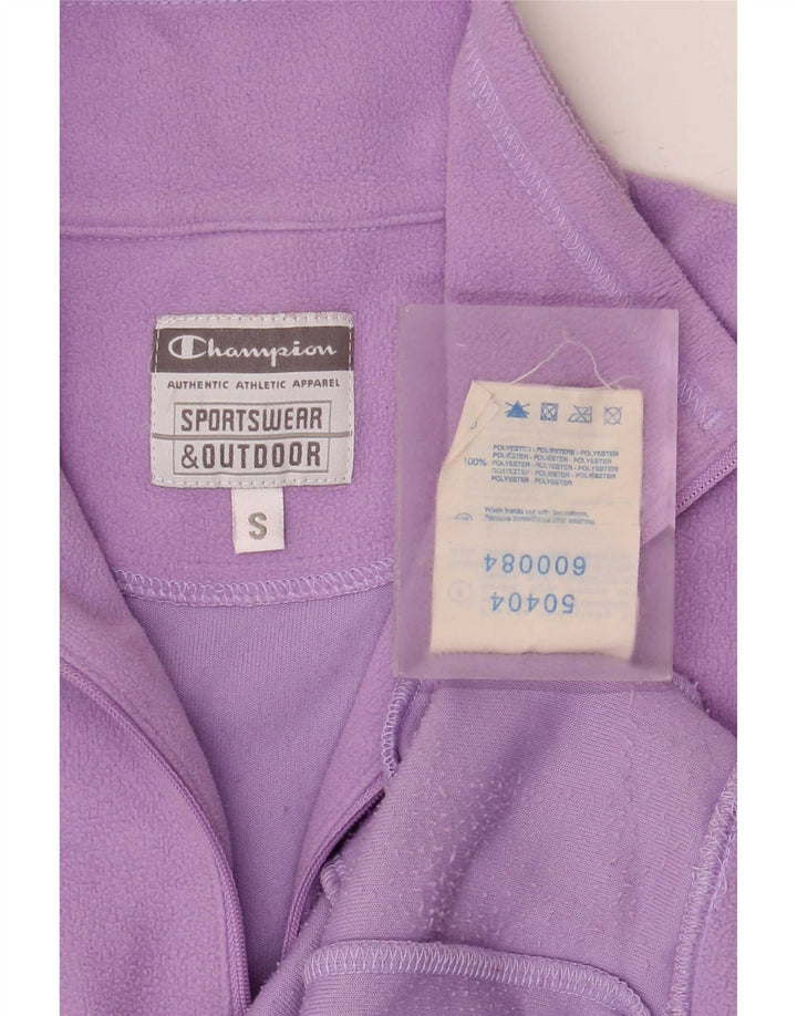 Champion Dame Fleece Jumper med lynlås DK 10 Lille lilla polyester
