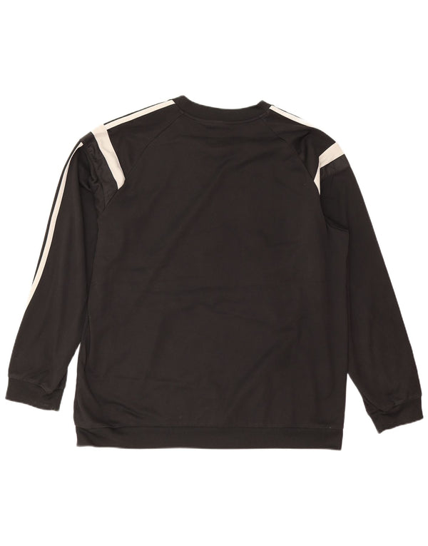 Adidas Herre Sweatshirt Jumper XL Sort Colourblock Polyester