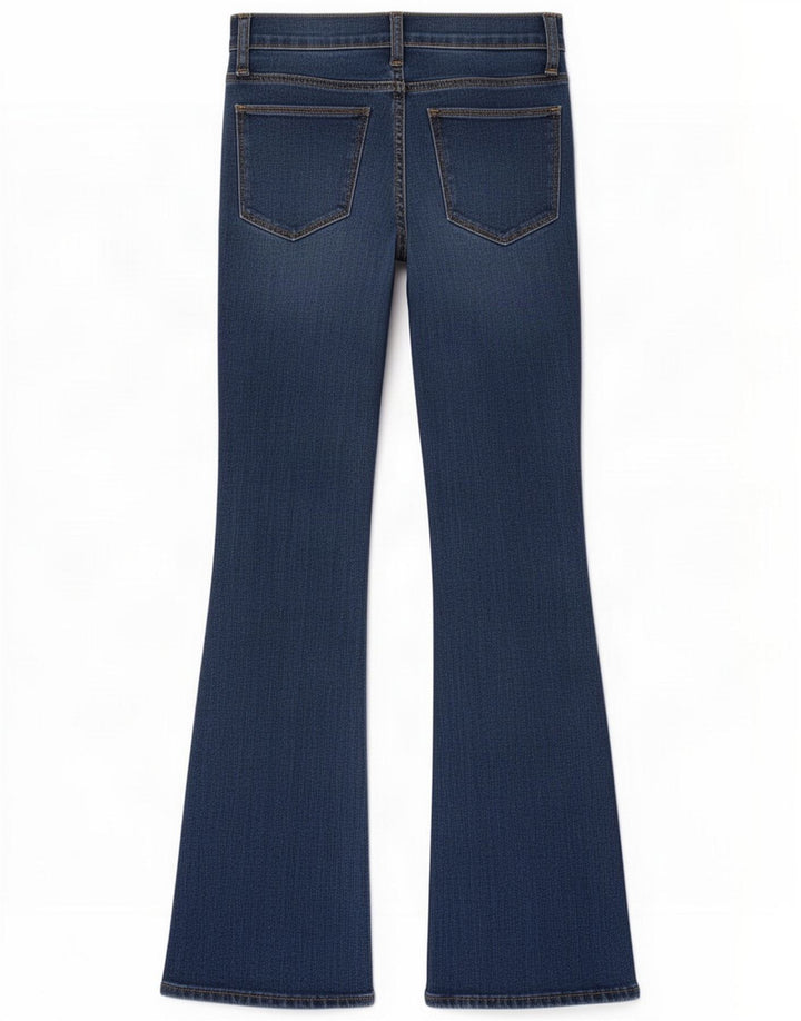 Gap Dame Bootcut Jeans W27 L30 Blue Cotton