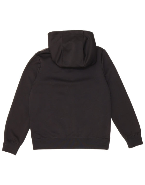 Nike Boys grafisk hættetrøje med lynlås 8-9 år Small Black Colourblock