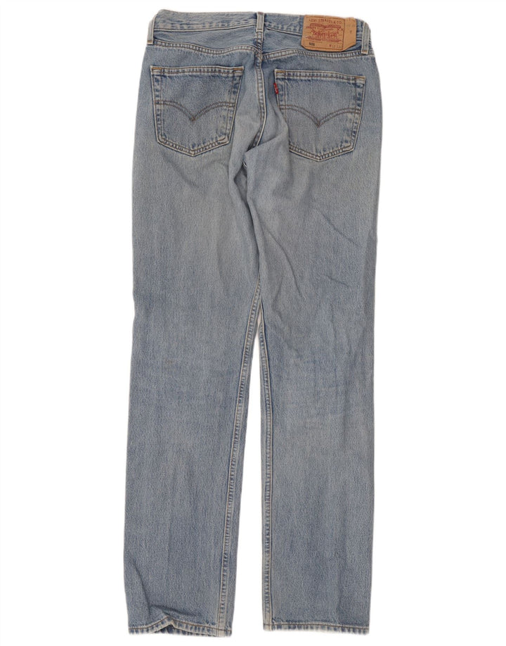 Levi's Herre 501 lige jeans W32 L34 blå bomuld