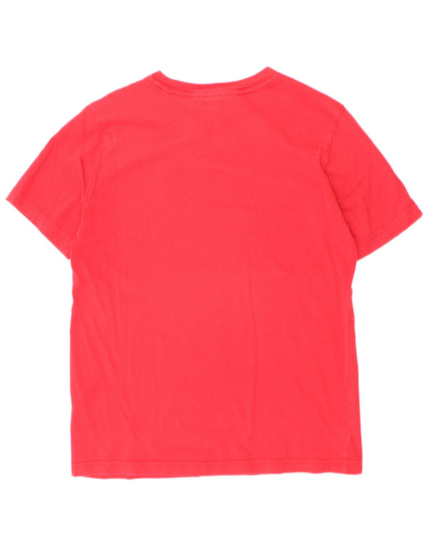 Adidas drenge grafisk t-shirt top 13-14 år rød bomuld