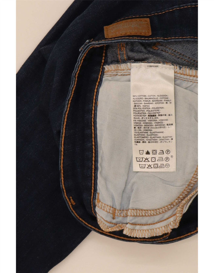 Levi's Legging Jeans til kvinder W30 L30 Marineblå bomuld