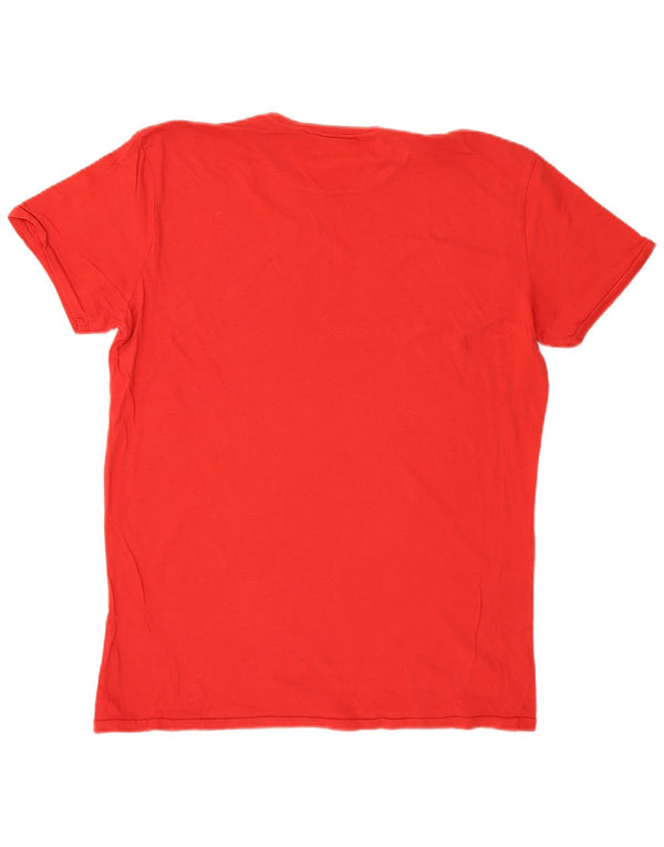 Diadora Herre Grafisk T-Shirt Top 2XL Rød