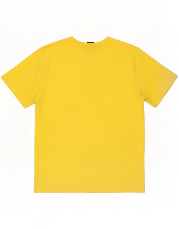 North Sails Herre Grafisk T-Shirt Top Lille Gul Bomuld