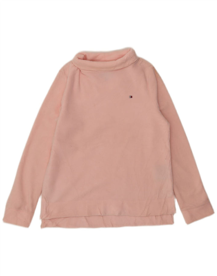 Tommy Hilfiger Fleecetrøje til kvinder UK 14 Medium Pink Polyester