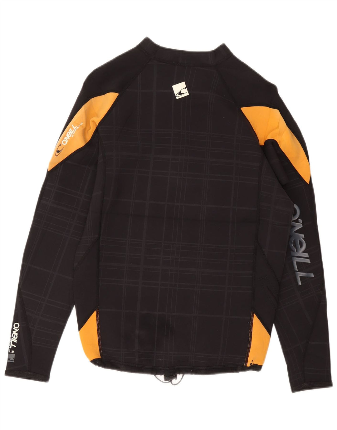 O'NEILL Dame Grafisk Top Langærmet UK 18 XL Navy Blue Check Rayon