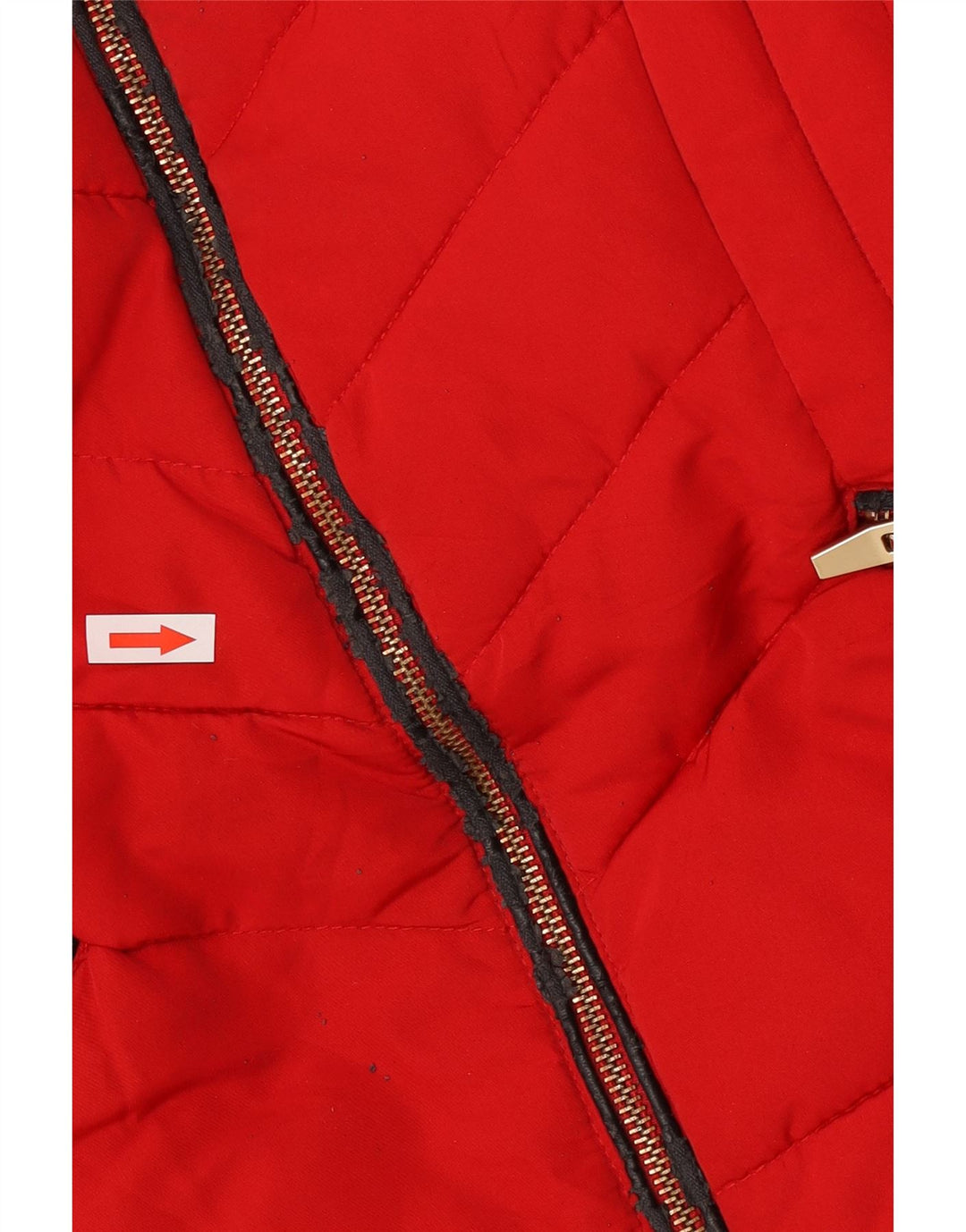 Zara hættejakke til kvinder UK 6 XS rød polyester