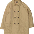 ICEBERG Womens Oversized Double Breasted Coat EU 46 XL Beige Polyamide Vintage Iceberg and Second-Hand Iceberg from Messina Hembry 