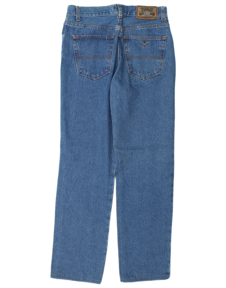 Wampum Straight Jeans til mænd W32 L31 blå bomuld
