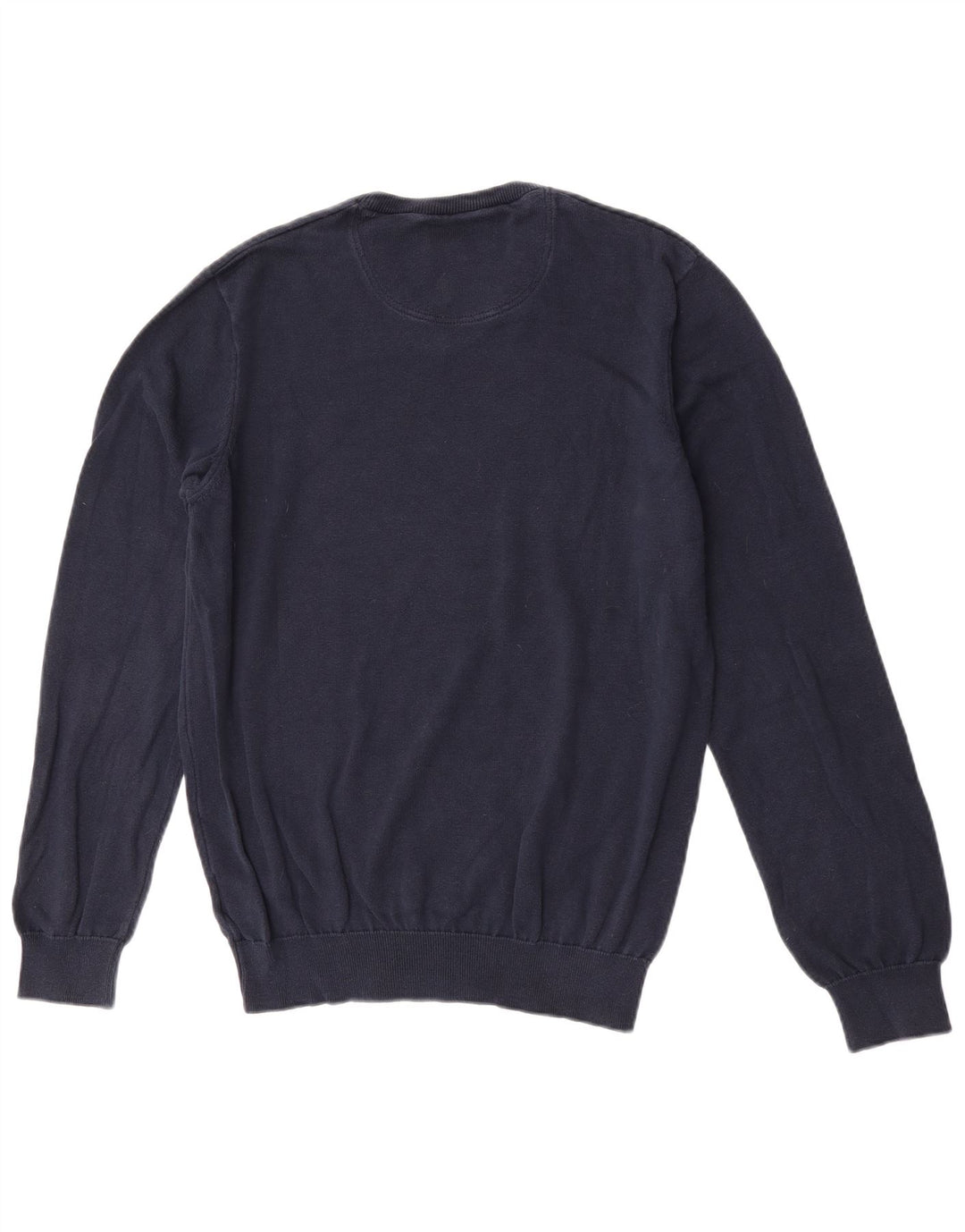 Lacoste Herre V-hals sweater str. 4 Medium marineblå bomuld