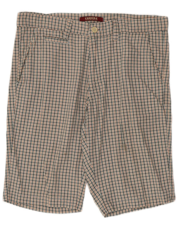 Carrera Herre Chino Shorts IT 50 Large W34 Multicolored Gingham Cotton