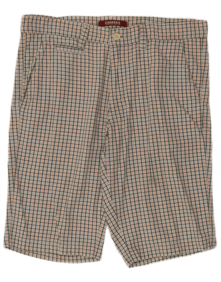 Carrera Herre Chino Shorts IT 50 Large W34 Multicolored Gingham Cotton