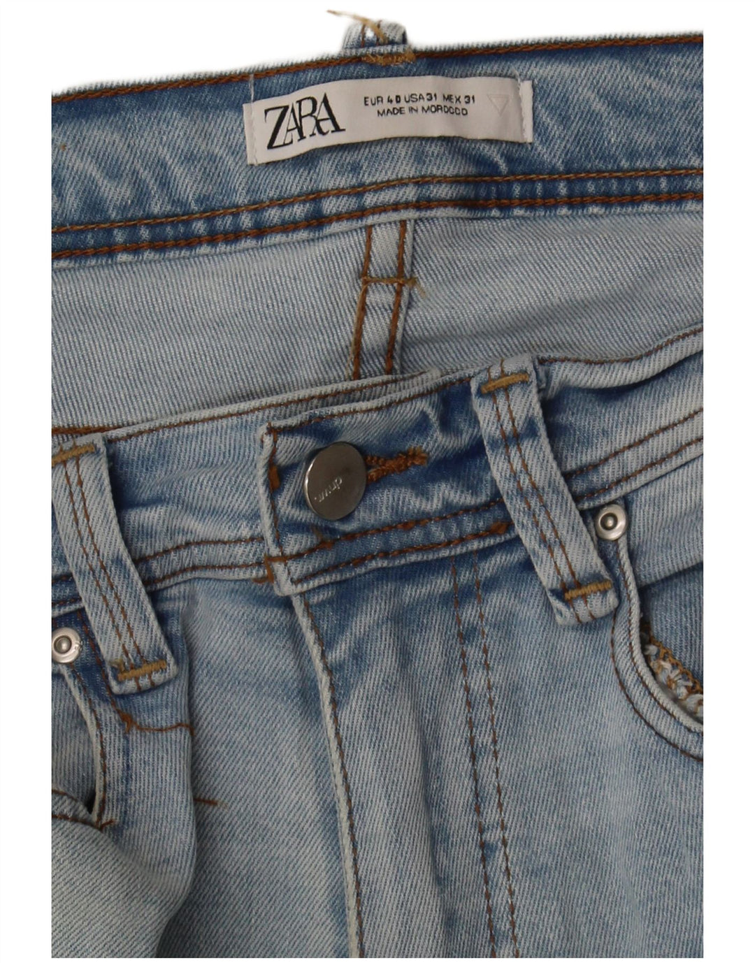 Zara Herre Skinny Jeans EU 40 Medium W31 L32 Blå