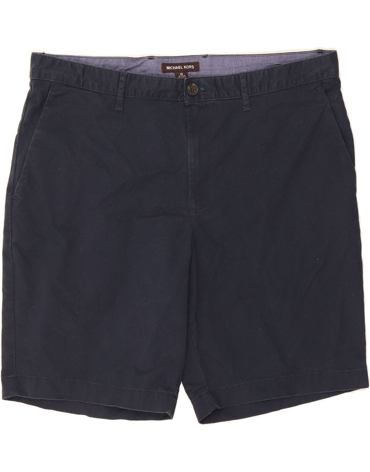 MICHAEL KORS Mens Chino Shorts W36 Large Navy Blue Cotton Vintage Michael Kors and Second-Hand Michael Kors from Messina Hembry 