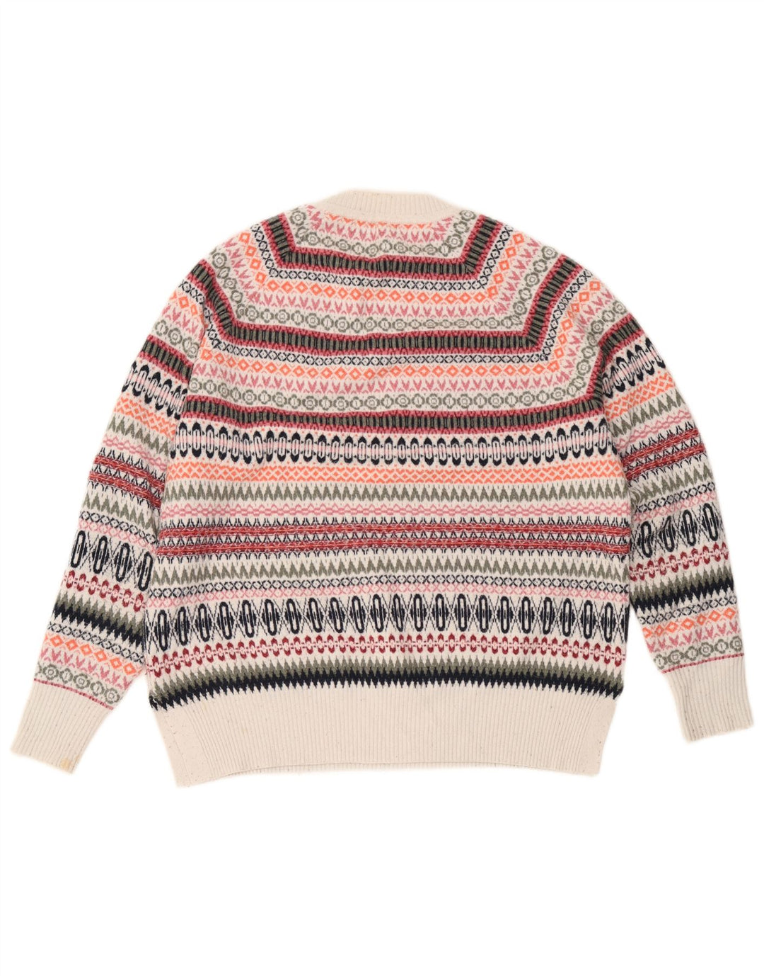 Marks & Spencer Dame sweater med rund hals DK 14 Medium Flerfarvet