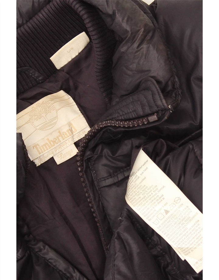 Timberland polstret jakke til kvinder UK 16 Stor marineblå nylon