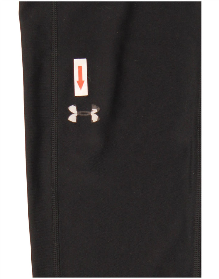 Under Armour Womens Heat Gear Leggings UK 14 Medium Black