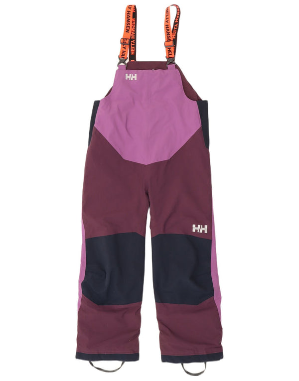 Helly Hansen Pige Skibukser 8-9 År Lilla Colourblock Polyester