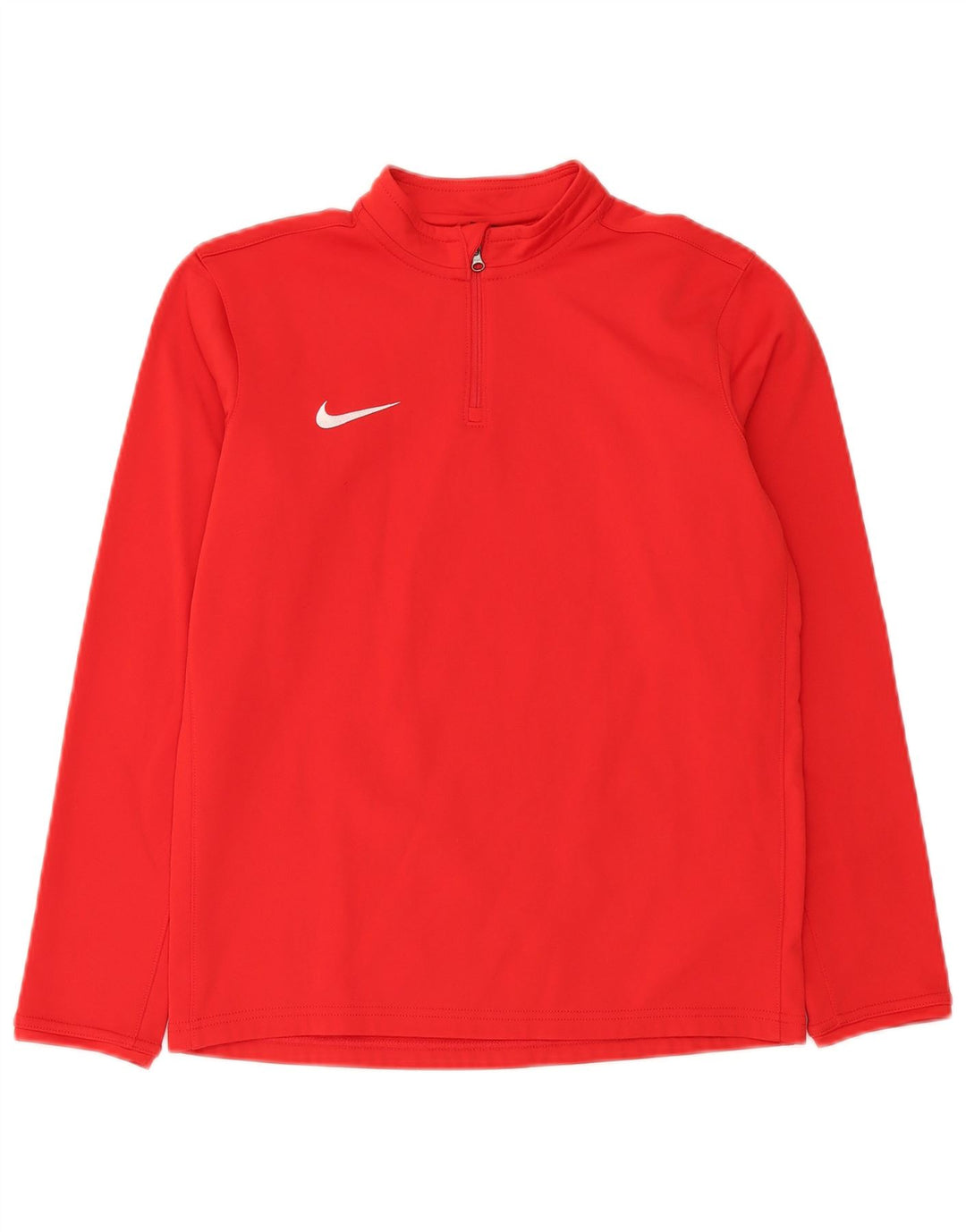 Nike Boys Dri Fit Pullover med lynlås-hals træningsdragt Top 13-14 år XL Rød
