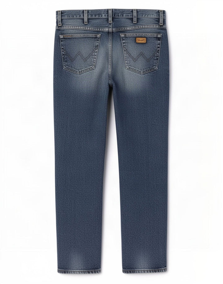 Wrangler Straight Jeans til mænd W34 L29 Blå