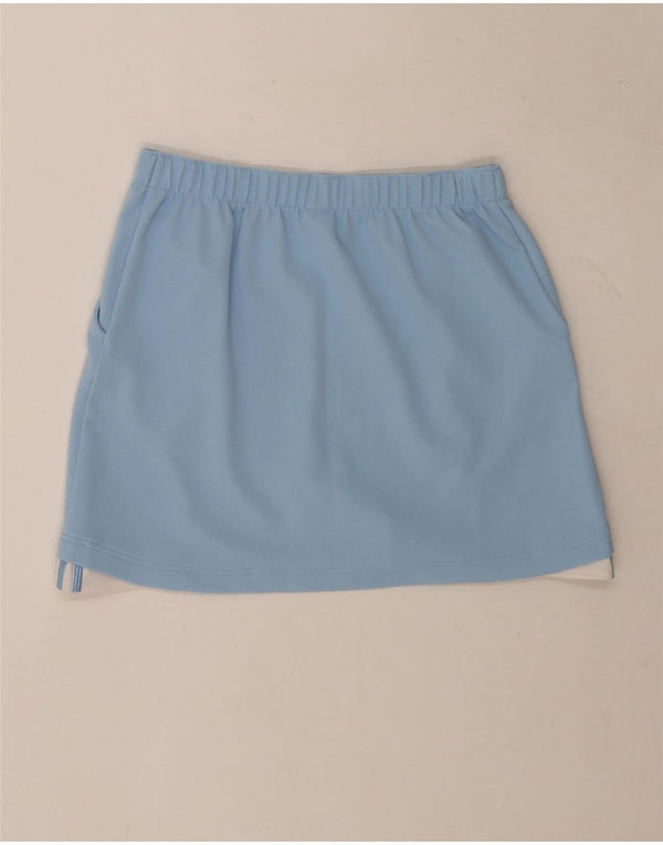 Adidas Dame Sport Nederdel UK 14 Medium Blue Polyester Sports