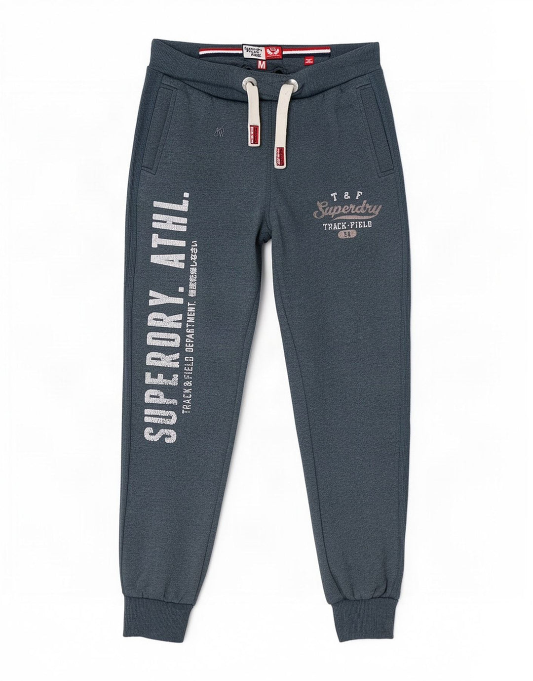 Superdry Herre grafisk træningsdragt Bukser Joggers Medium Grey Bomuld