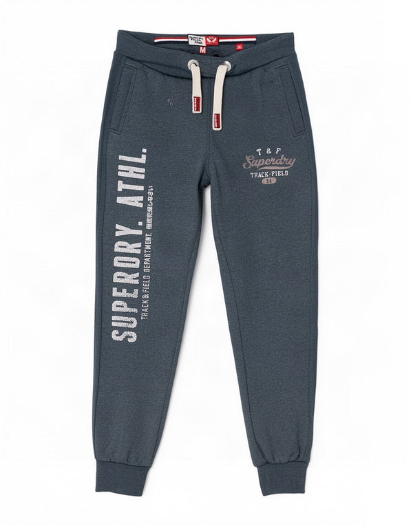 Superdry Herre grafisk træningsdragt Bukser Joggers Medium Grey Bomuld