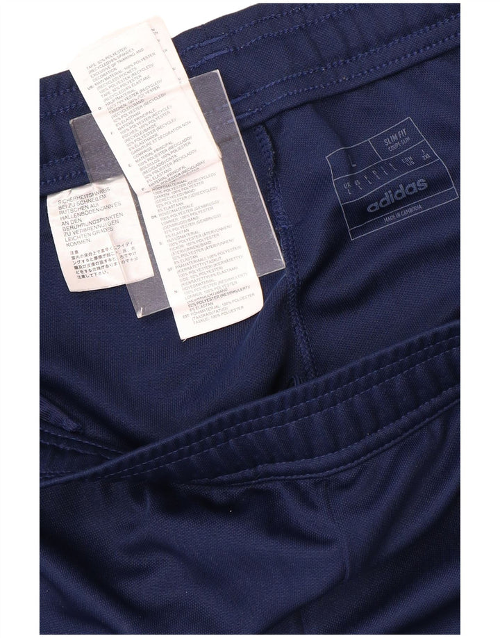 ADIDAS Aeroready Slim Fit træningsdragt bukser til mænd store marineblå