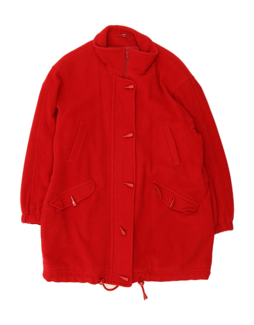 VINTAGE Womens Overcoat UK 10 Small Red Vintage Vintage and Second-Hand Vintage from Messina Hembry 