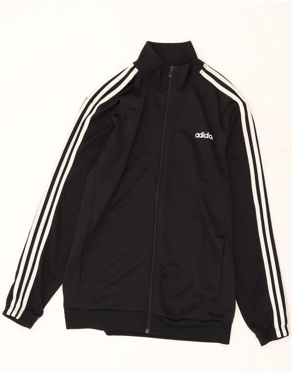 Adidas Træningsdragt til mænd Topjakke UK 42/44 Stor sort polyester