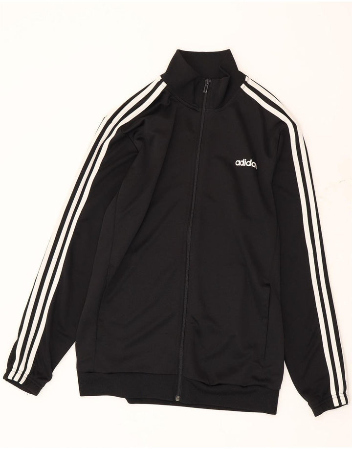 Adidas Træningsdragt til mænd Topjakke UK 42/44 Stor sort polyester