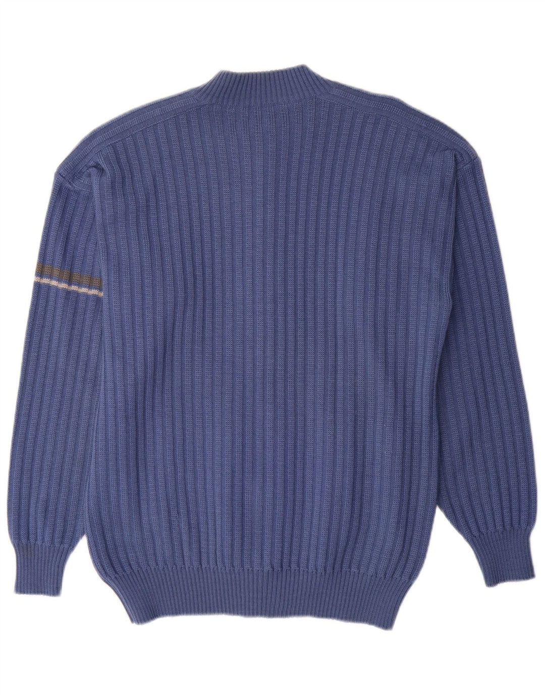 Vintage herre cardigan sweater stor blå
