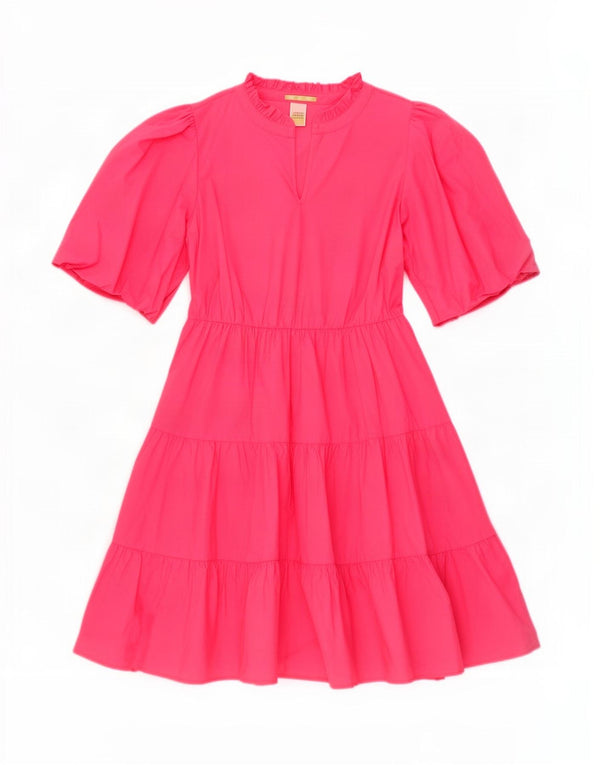 Scotch & Soda-kjole til kvinder i niveauer UK 10 Small Pink Bomuld