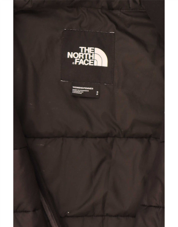 The North Face Polstret hættejakke til kvinder UK 10 Lille sort polyester