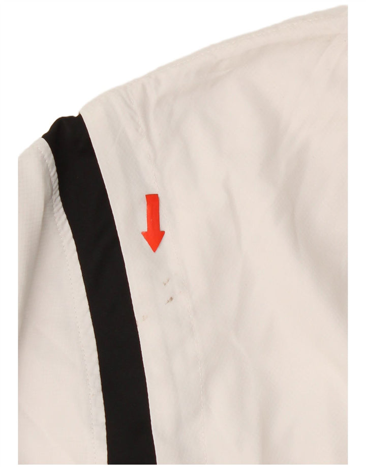 Asics Træningsdragt til mænd Topjakke Medium White Colourblock Polyester