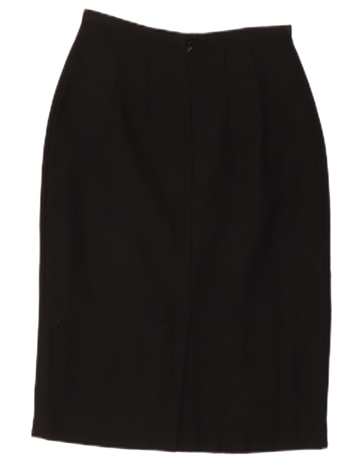 Marks & Spencer Dame St. Michael Pencil Skirt UK 8 Small W26 Black
