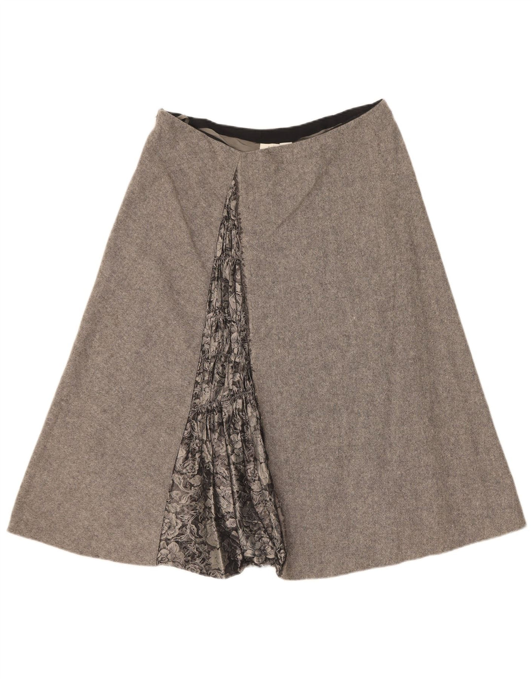 Dkny Dame A-Line Nederdel US 10 Large W32 Grå Uld